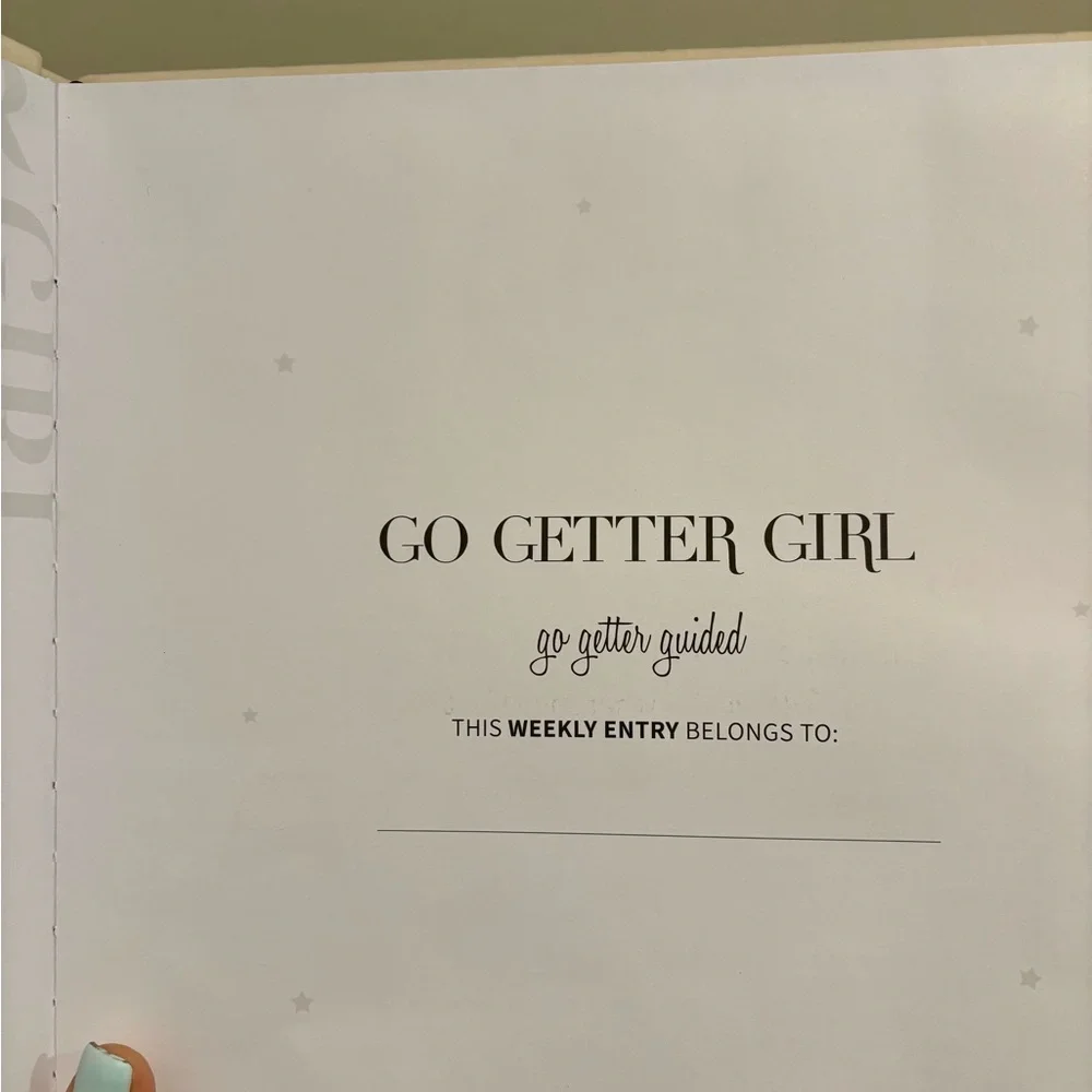 Go Getter Guide - Cream Planner
